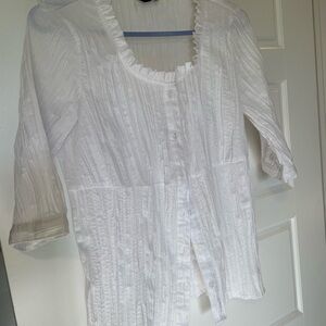 Sweet short sleeve blouse